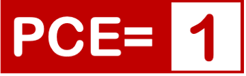 PCE=1